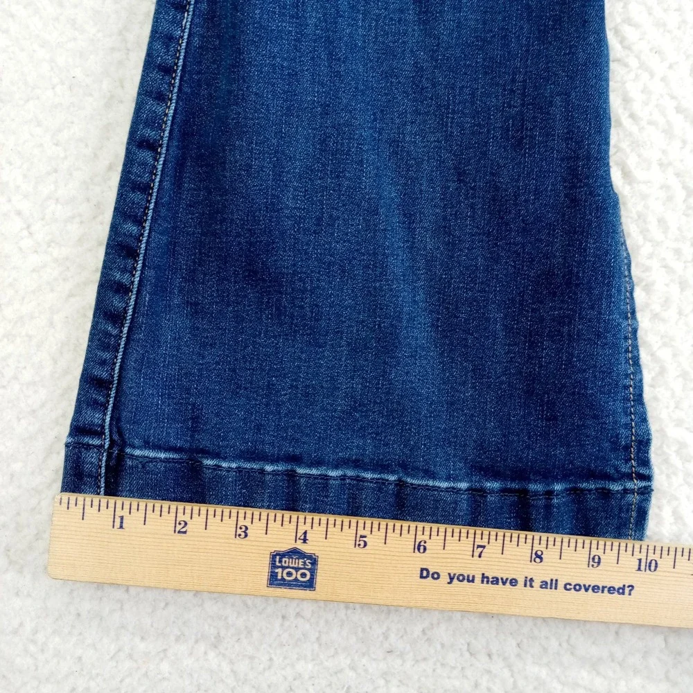 Hollister High Rise Vintage‎ Flare Jeans Dark Wash Soft Stretch Size 1S W25 L30